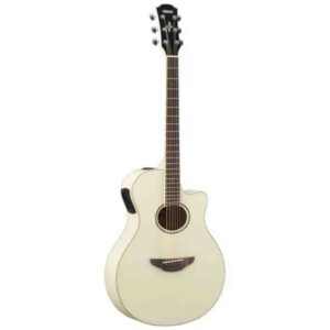 Yamaha APX600 Thinline Acoustic Electric Guitar - Vintage White